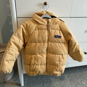 Patagonia Kids Tan Puffer Jacket
